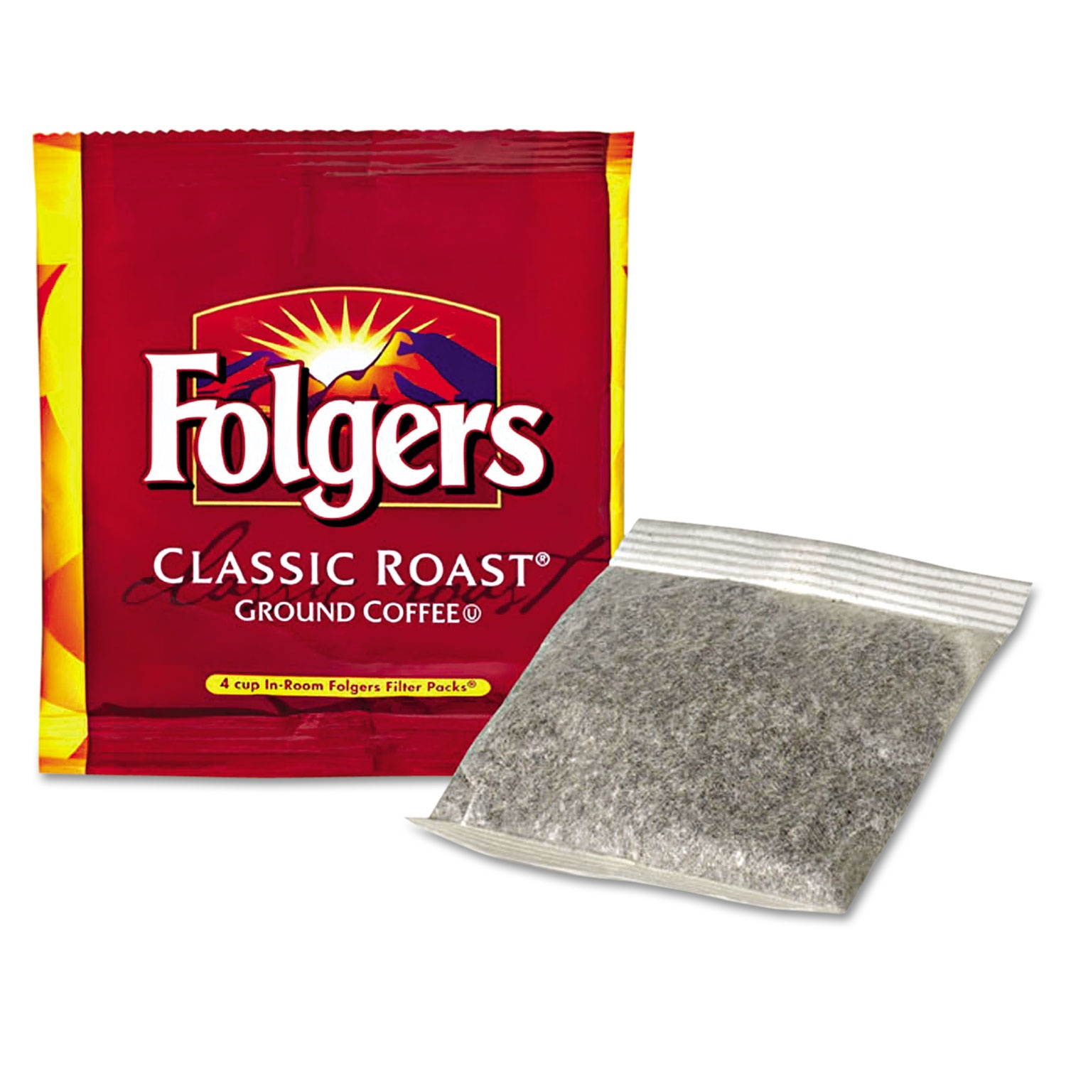 Coffee Filter Packs, Regular, In-Room Lodging, .6 oz., 200/Carton