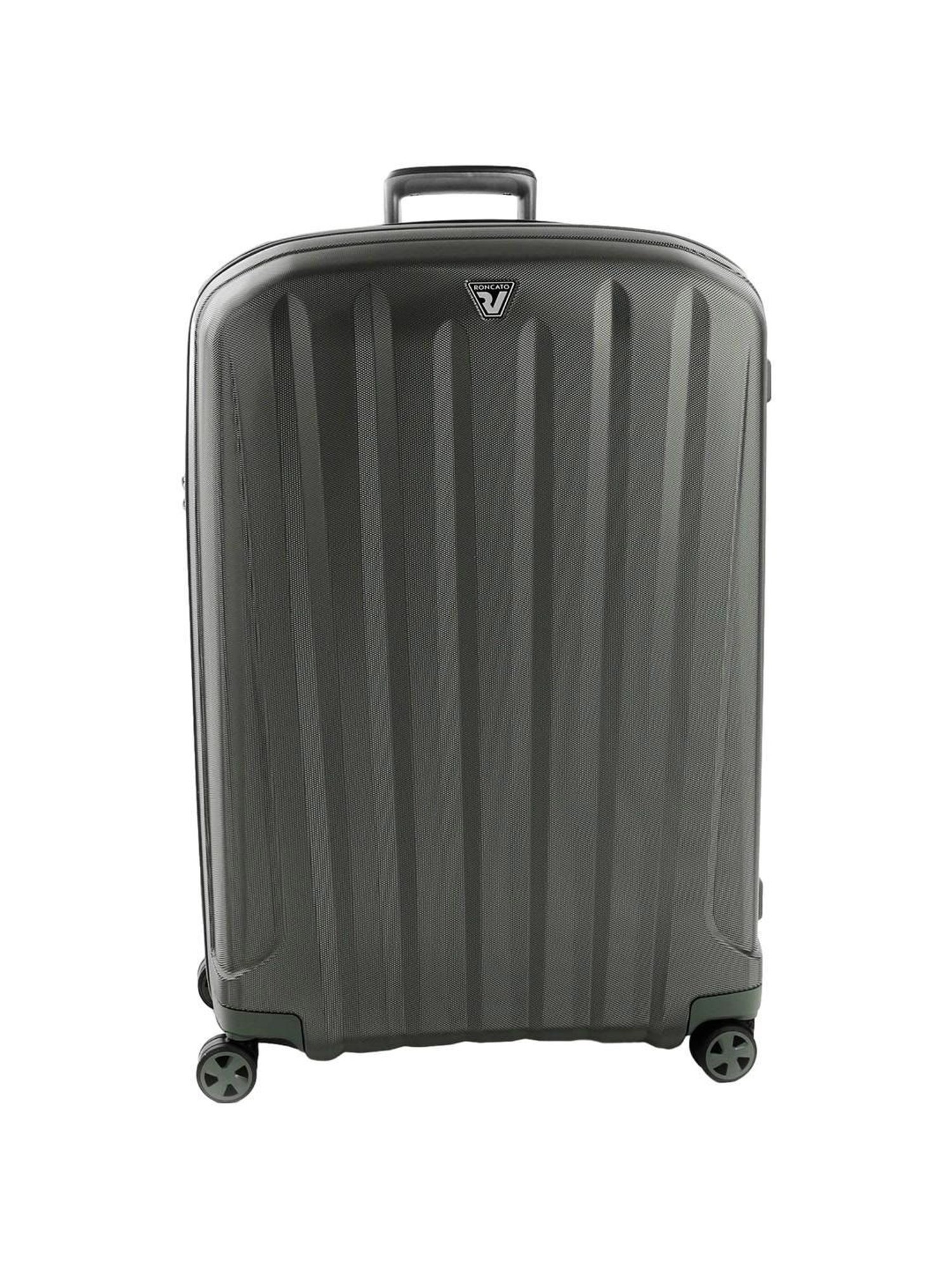 Roncato Unica Anthracite Textured Hard Large Trolley Bag -30 cm