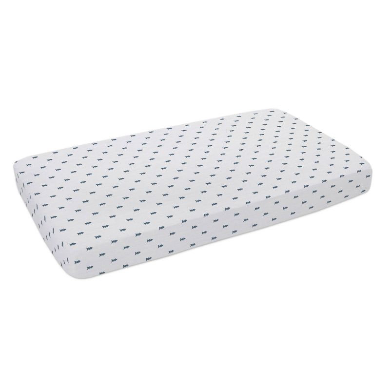 Lolli Living Peaks Baby Fitted Sheet - Geometric