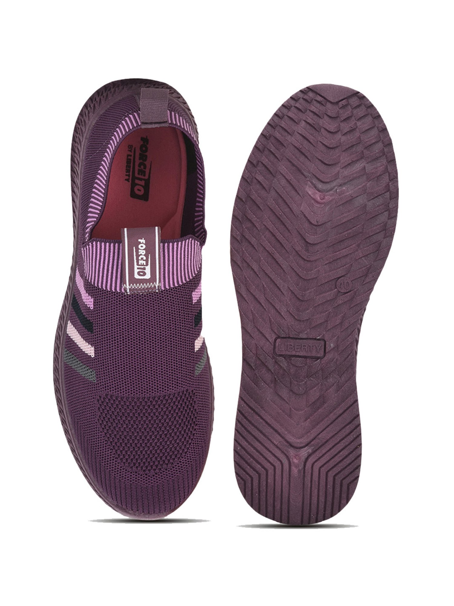 Force 10 by Liberty Women's Purple Walking Shoes