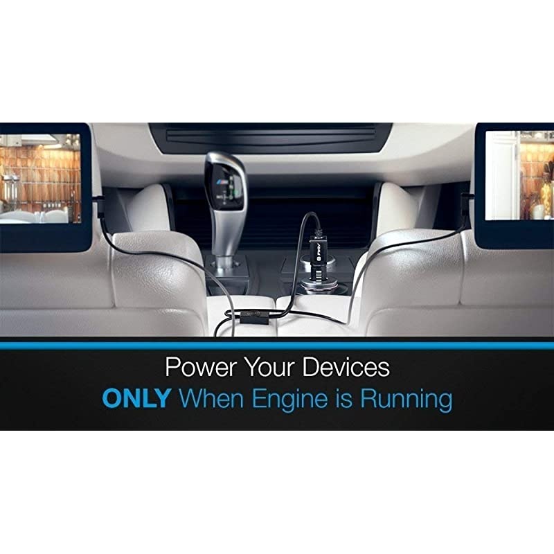 Car Charger for NaviSkauto WONNIE Milanix Proscan Sylvania Philips Dual Screen Portable DVD Player DC Adapter Auto Power Supply Extra Long 11 Ft Cord