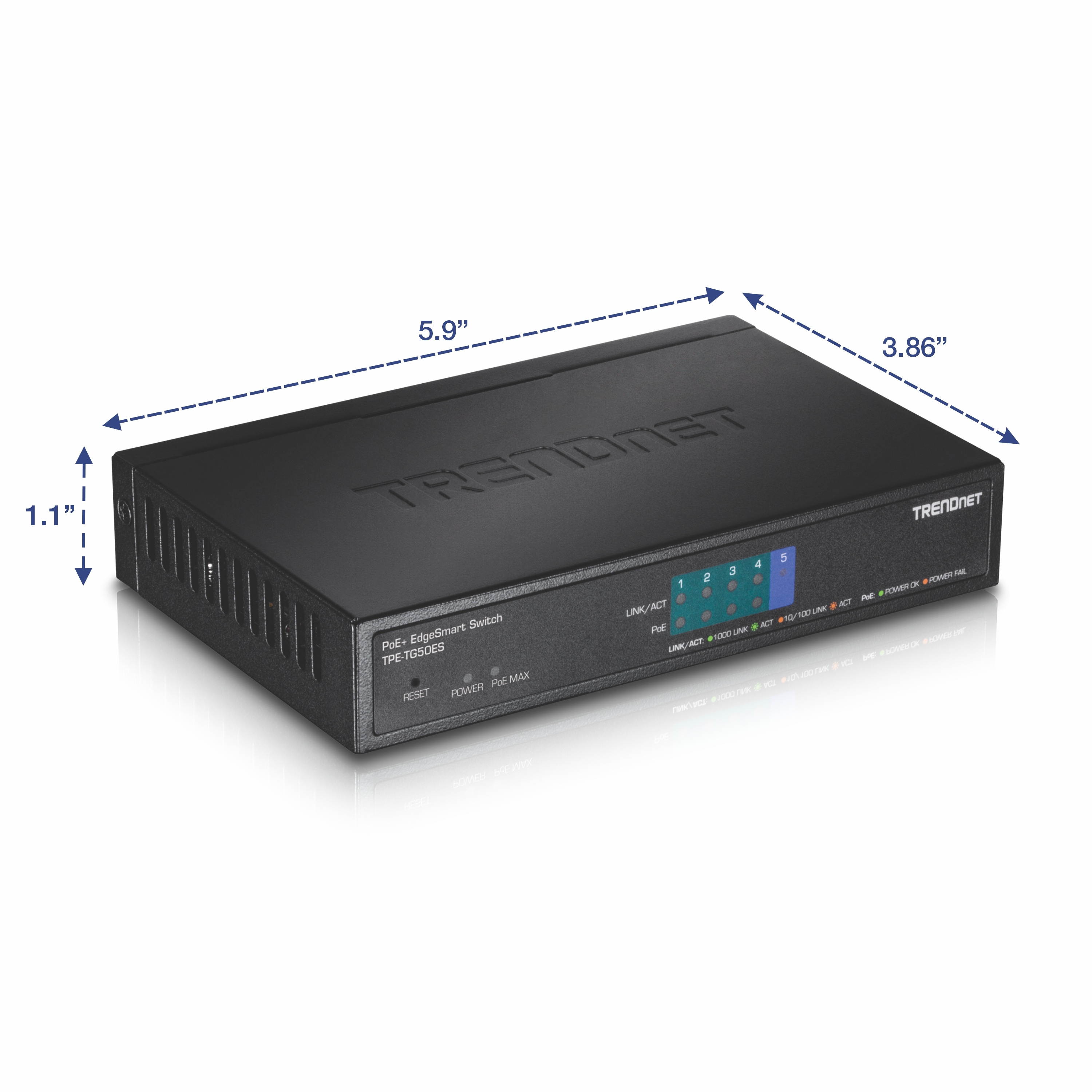 Trendnet Edgesmart Tpe-Tg50es Ethernet Switch