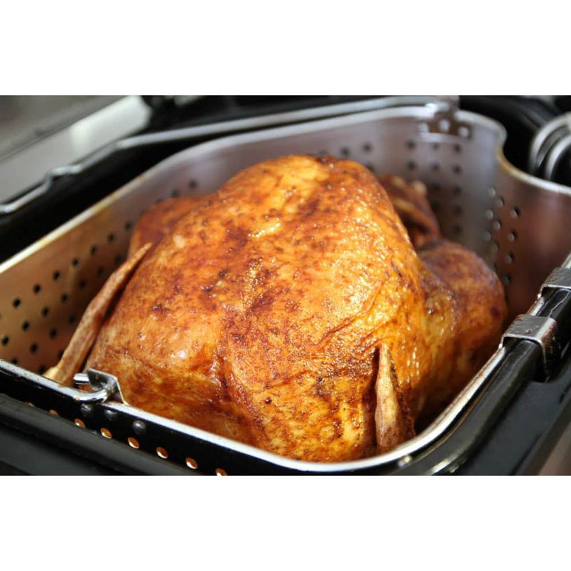 Masterbuilt MB23011518 Butterball XXL Indoor Digital Electric 22-Pound Turkey Fryer With Accessories, Platinum