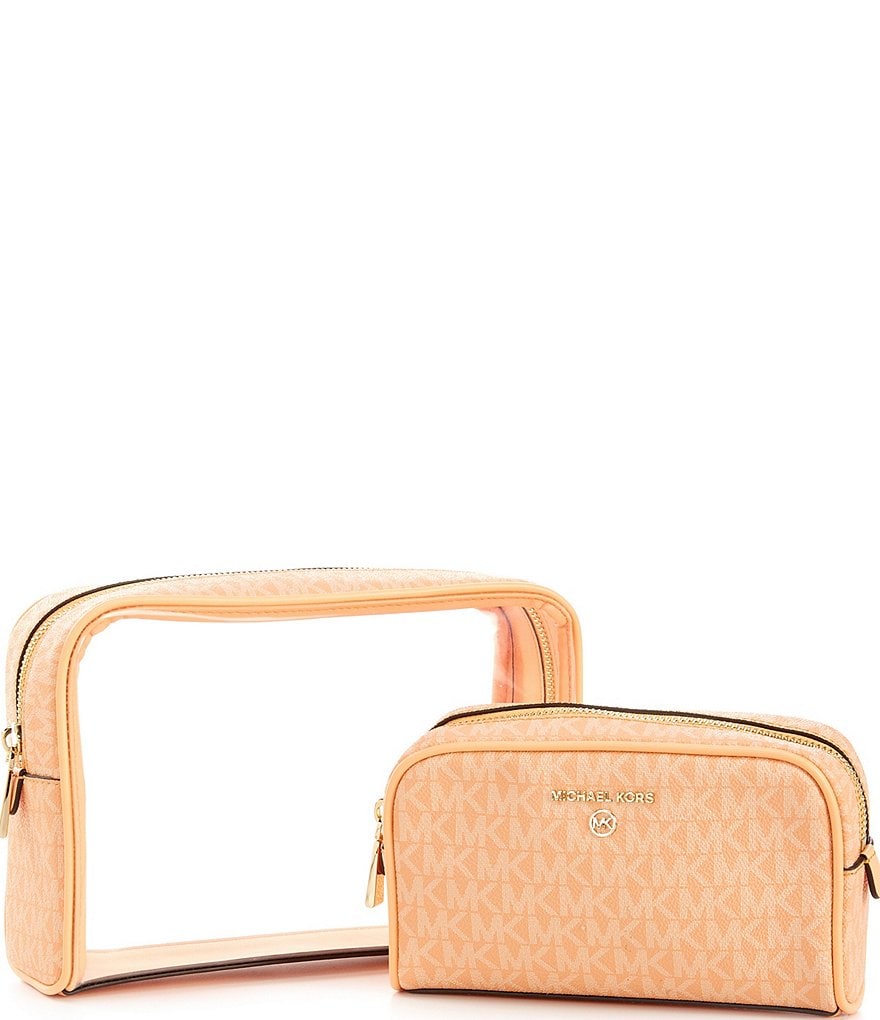 Michael Kors Jet Set Charm Signature Large 2in1 Travel Zip Pouch