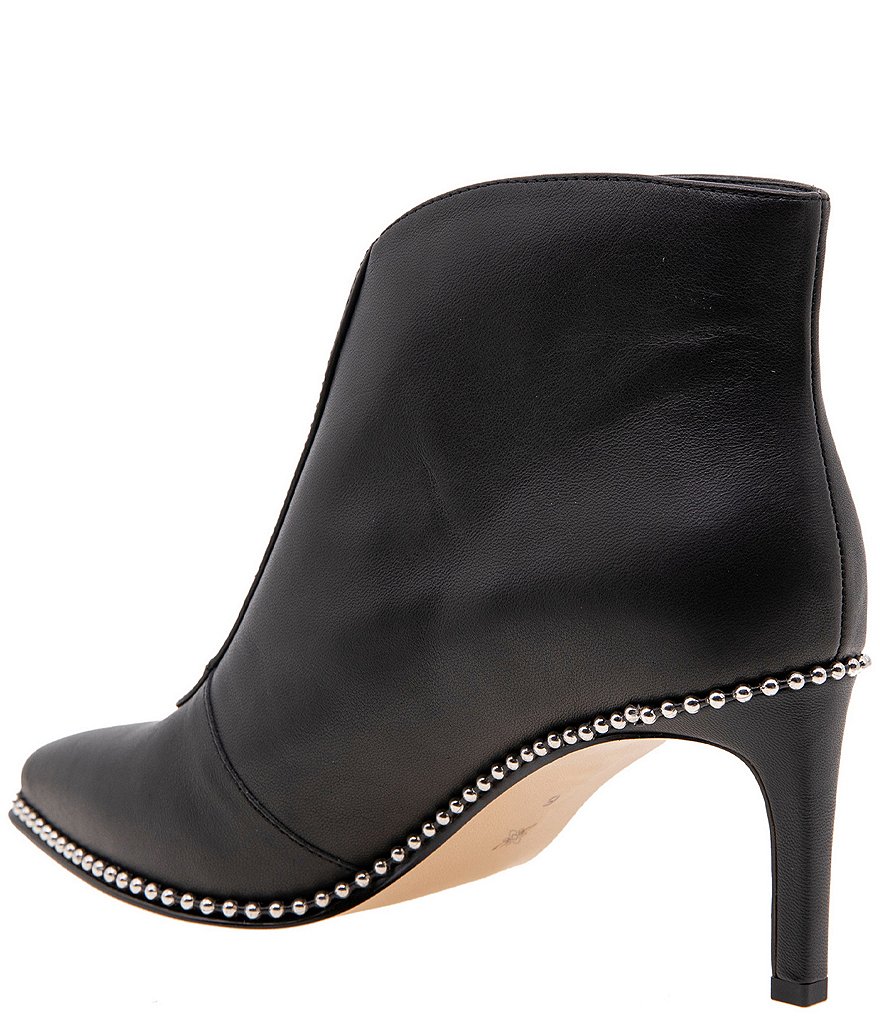 BCBGeneration Mipper Leather Front Zip Ball Chain Shooties
