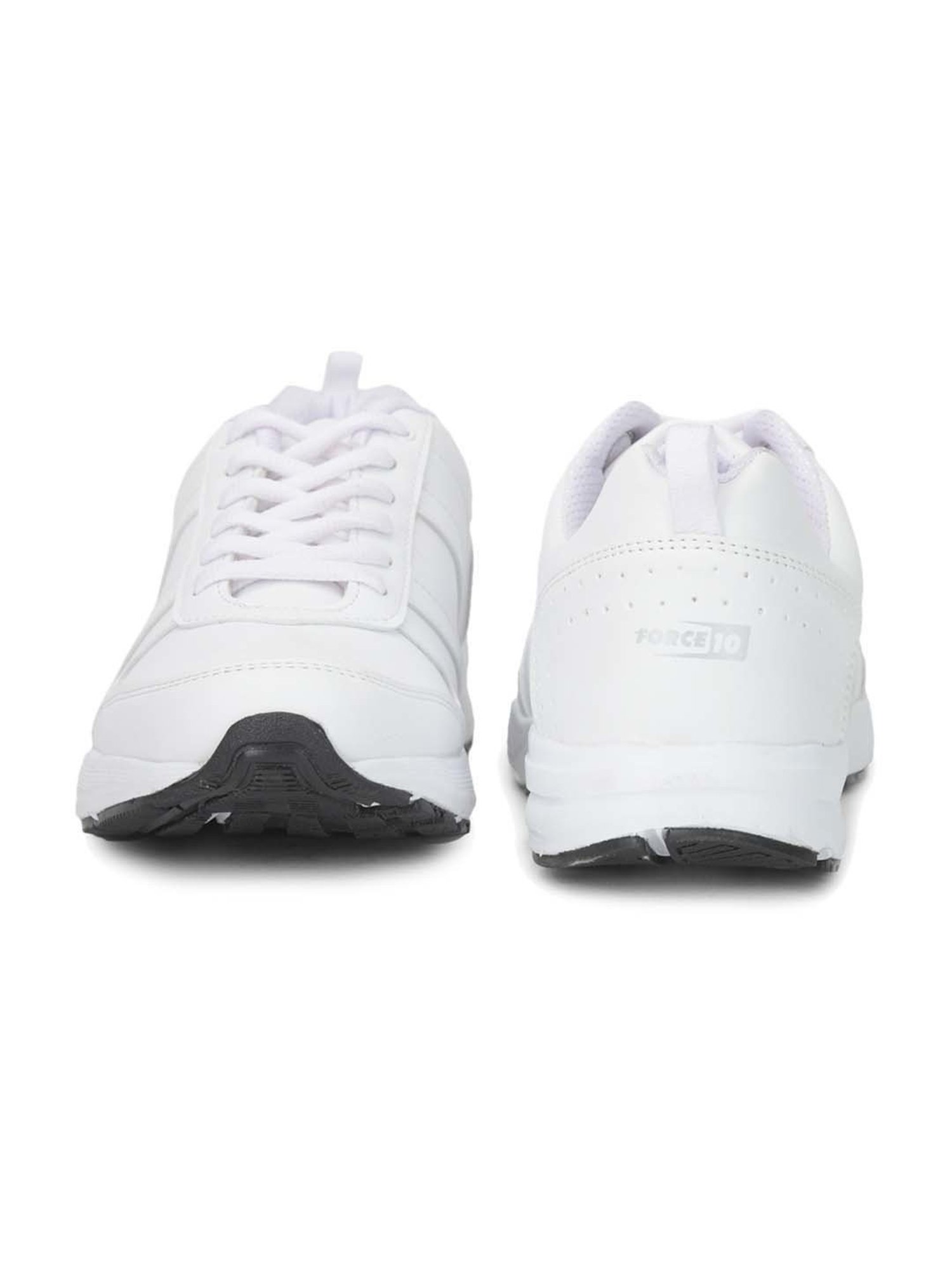 Force 10 by Liberty Men's White Running Shoes