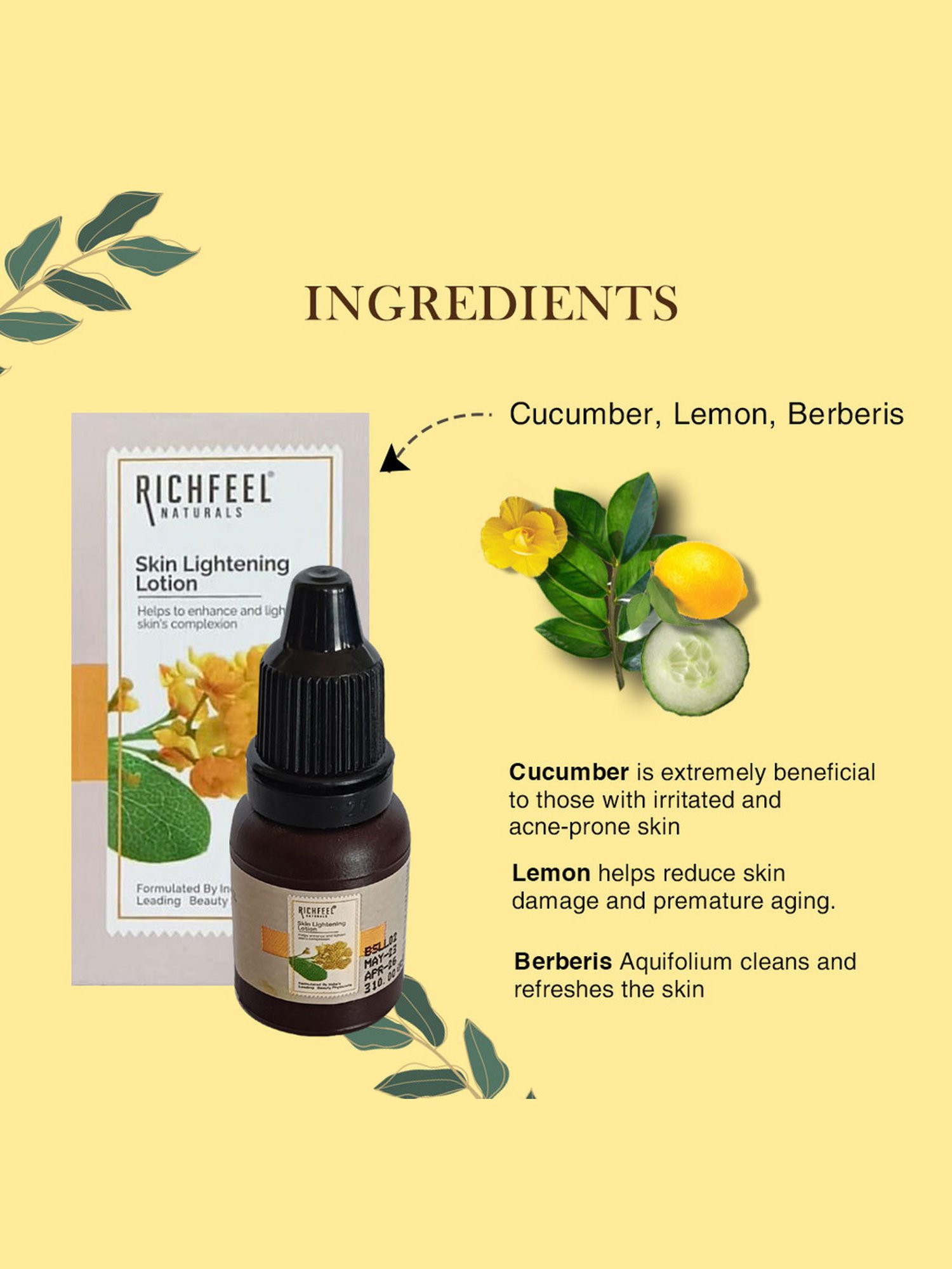 Richfeel Skin Lightening Lotion - Pack of 2