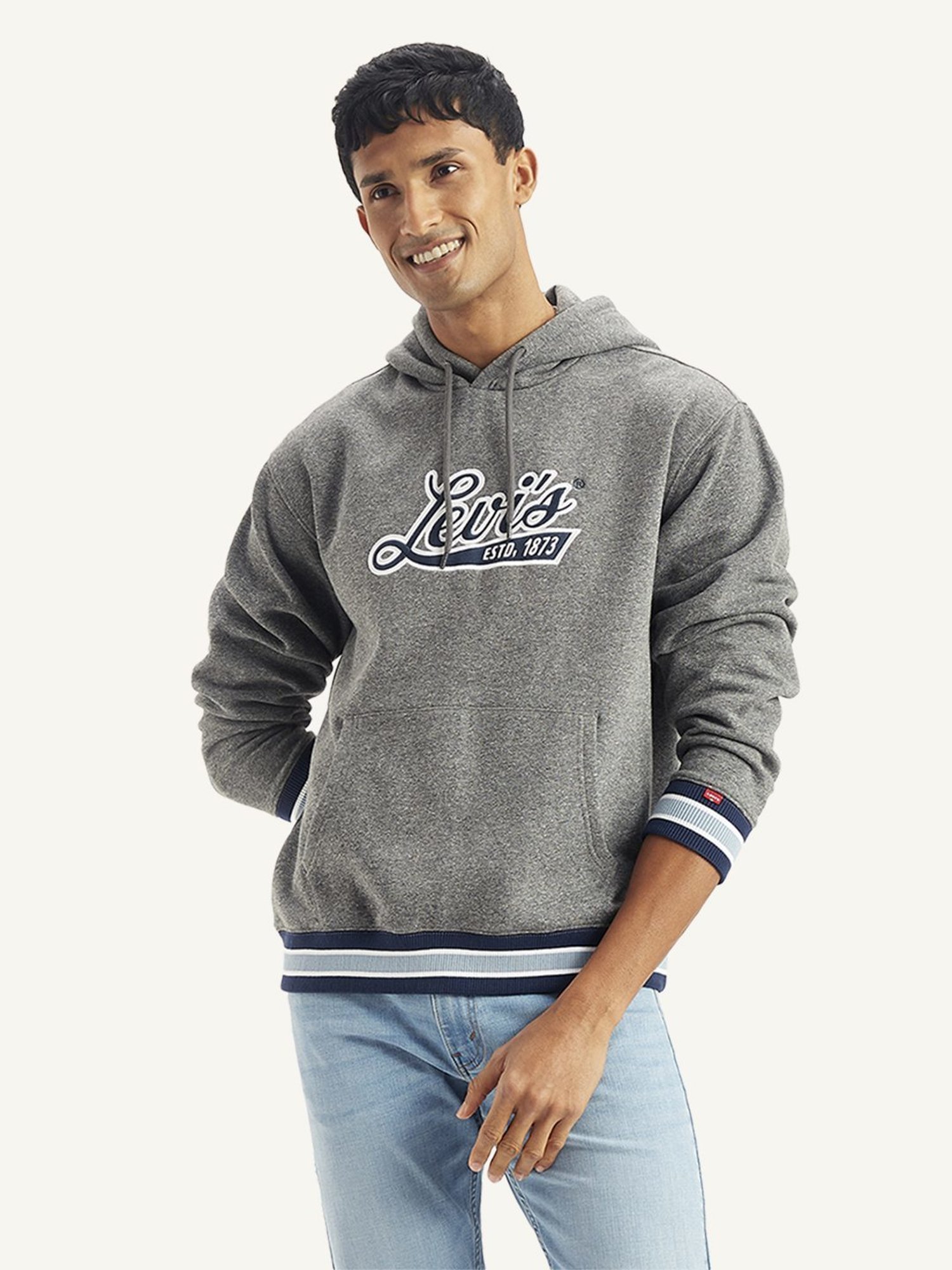 Forca Black Regular Fit Printed Sweatshirt