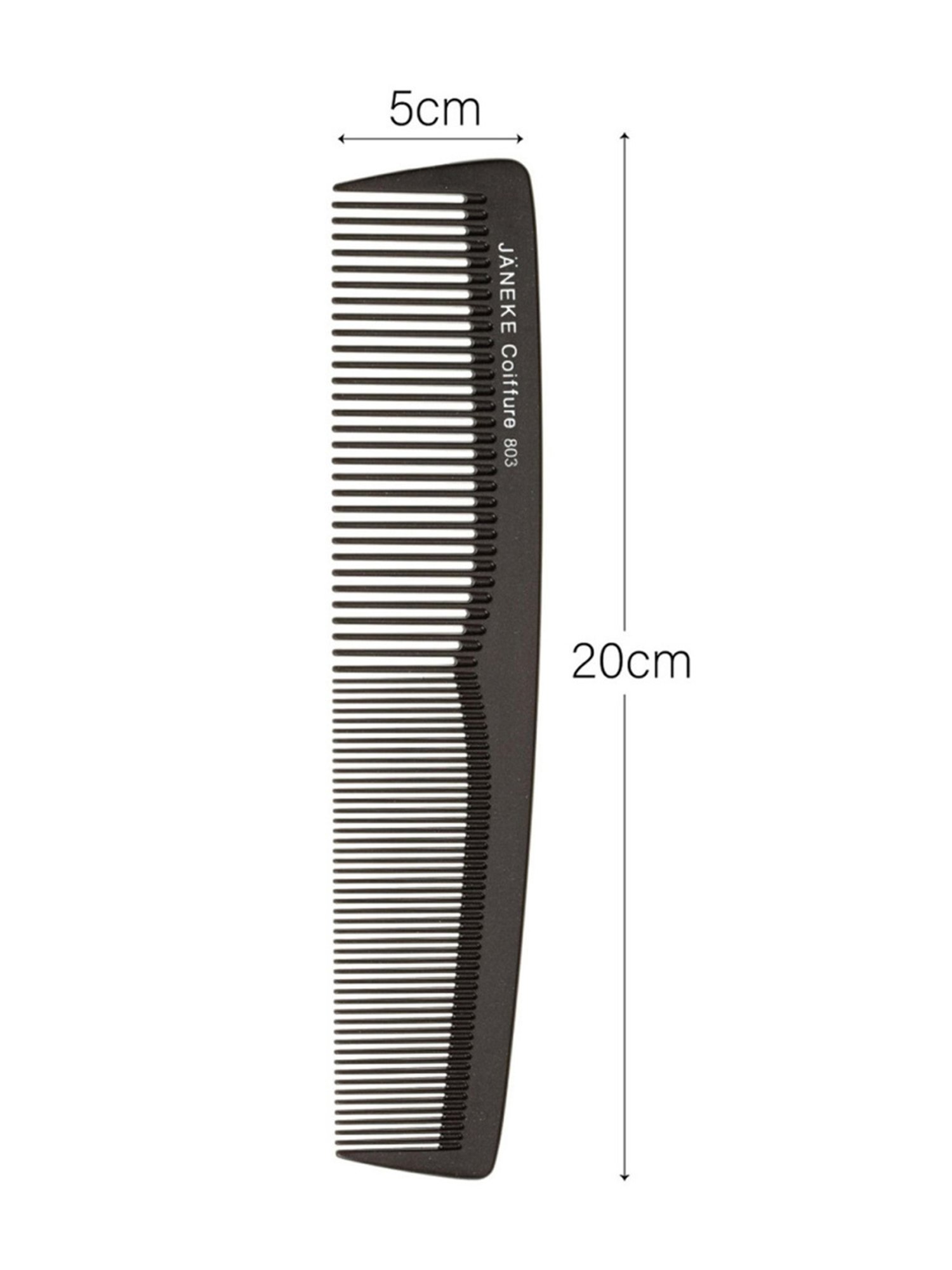 Janeke 1830 Professional Titanium Basic Regular Hair Comb - 20 cm