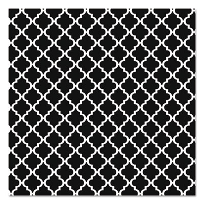Fadeless 48X50 Classic Moroccan Blk And White Design Roll 55855