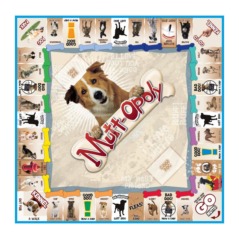 Late For The Sky Mutt-Opoly Board Game
