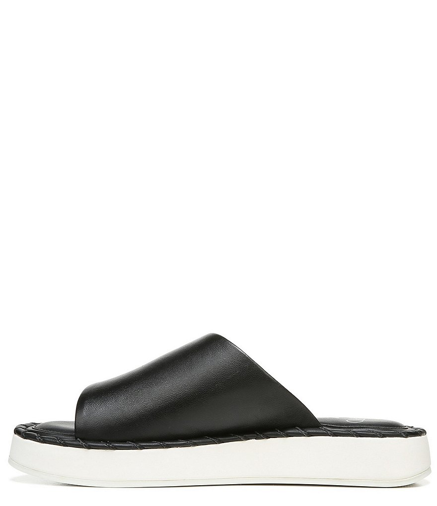 Sarto by Franco Sarto Zoe Leather Platform Slides