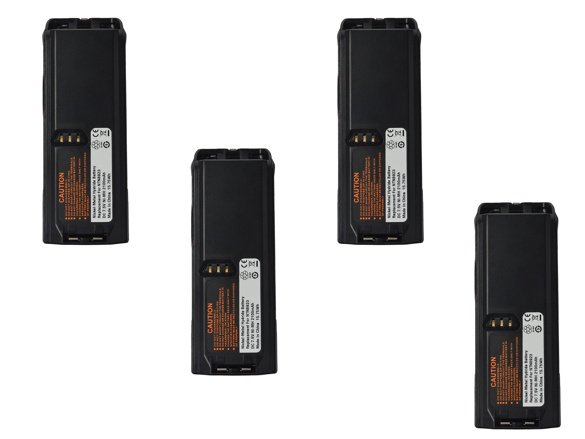 4PCS HYS 7.5V Ni-NH Battery Replacement  2100mAh For Motorola Radio XTS3000 XTS3500 XTS4250 XTS5000 XTS4250 MTP-200 MTP-300 Walkie Talkie