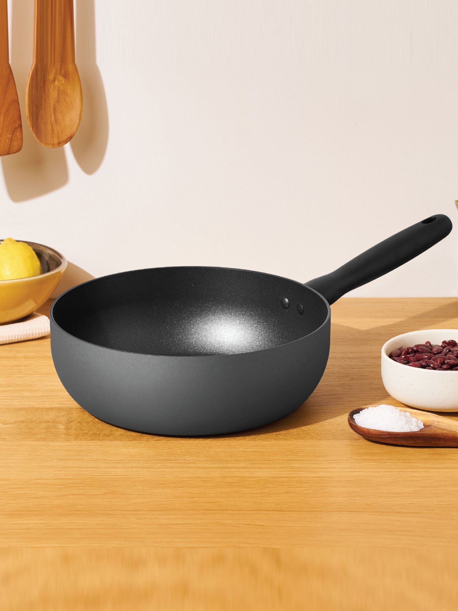 Meyer Bauhaus Grey Aluminium Saucier (3.3L)