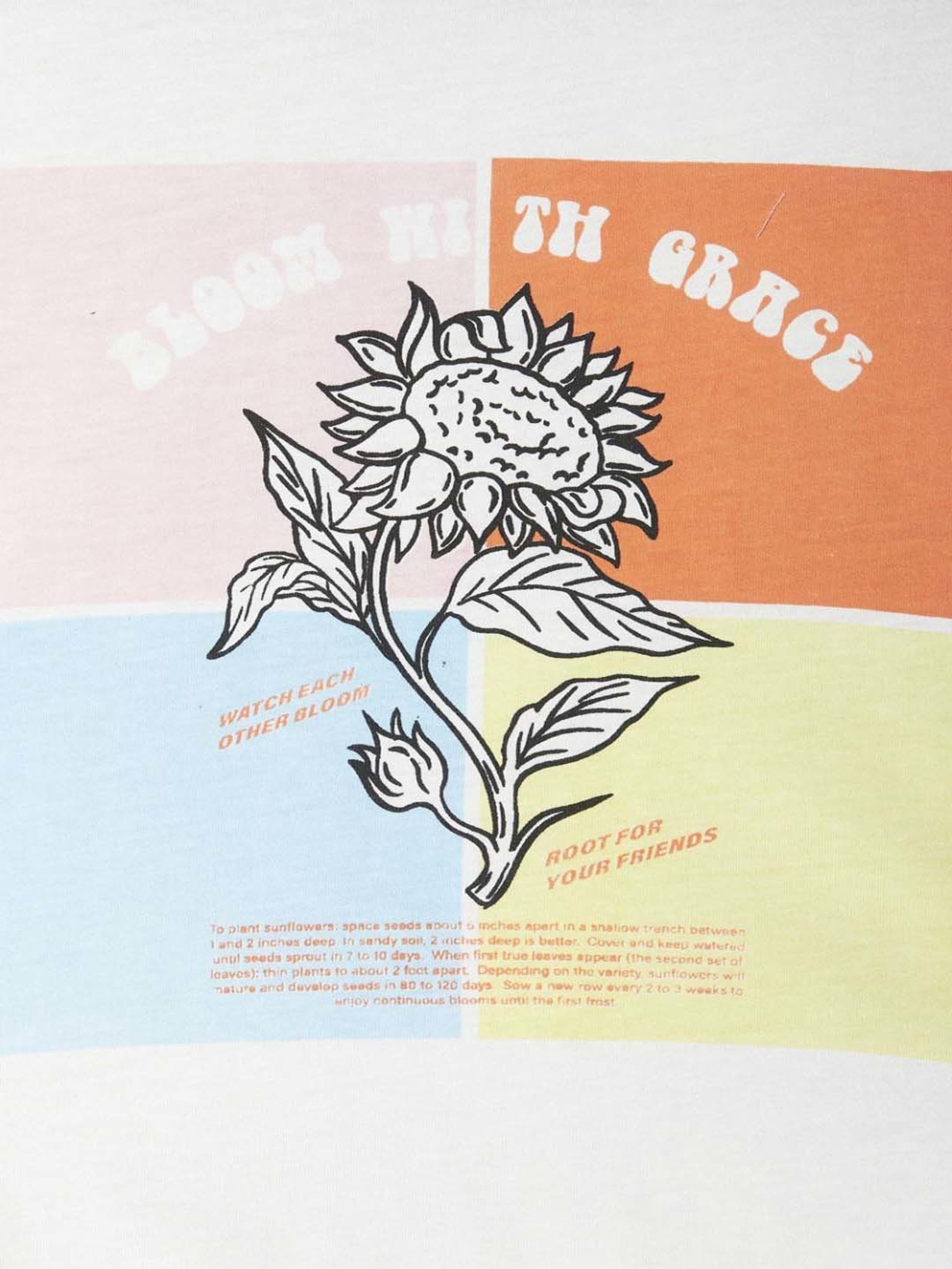 People by Pantaloons White Cotton Printed Crop T-Shirt