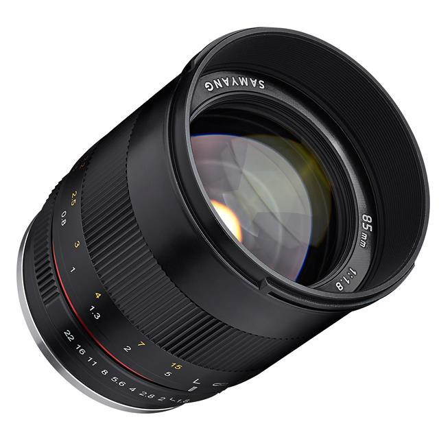Samyang 85mm f/1.8 Manual Focus Lens for Sony E Mount Nex Series Cameras - Black