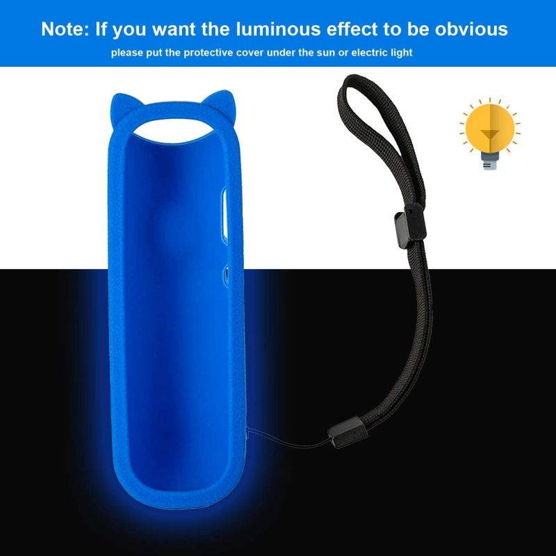 Replacement Remote Compatible with All Onn Roku TV, Universal for Onn Roku TV Remote with Netflix, Amazon, hulu, YouTube 4 Channel Keys, Include Glow Protective Case (No Setup Required)