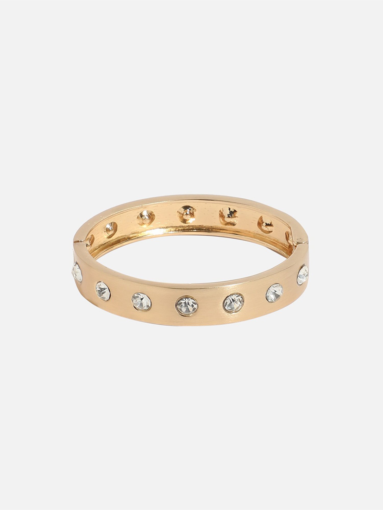 Sohi Crystal Band Golden Bracelet for Women & Girls