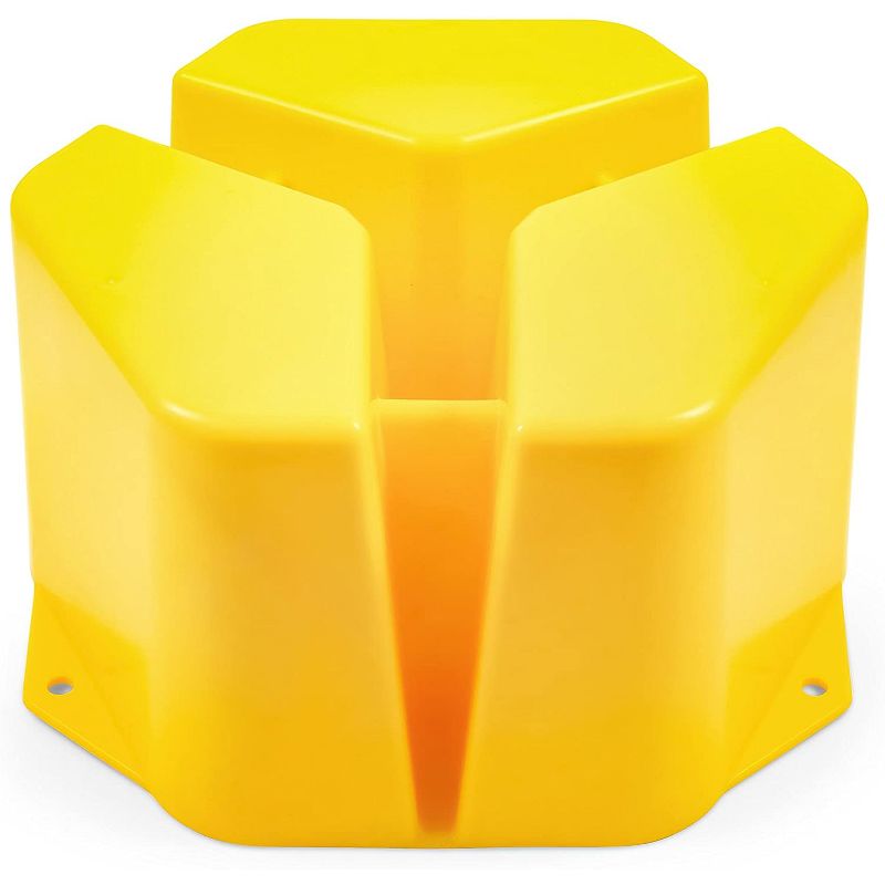 Camco Yellow Durable Polypropylene Leveling Stabilizer Jack Support Stand, 5000 Pound Load Capacity