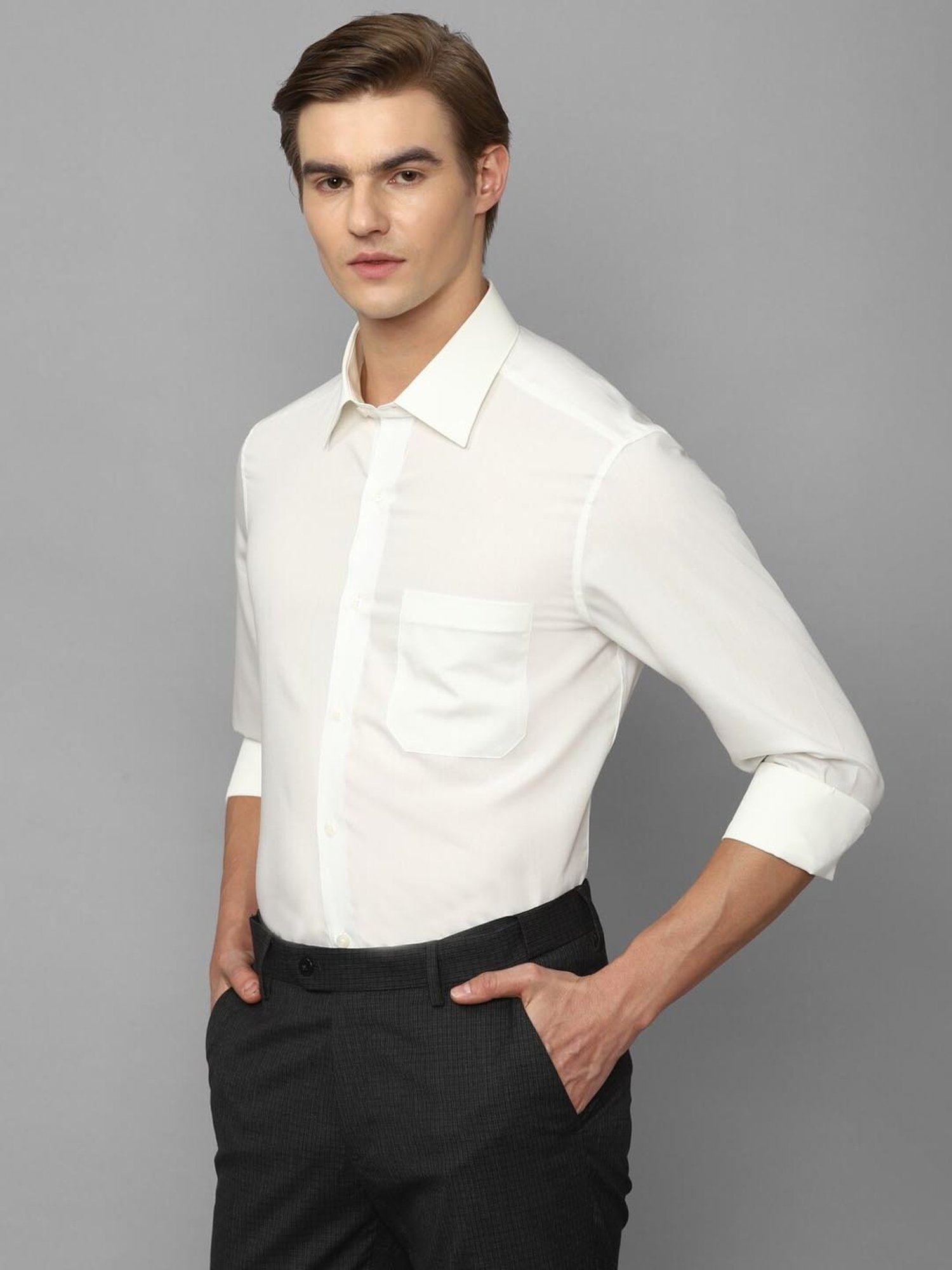 Arrow Sport Dark Green Cotton Slim Fit Shirt