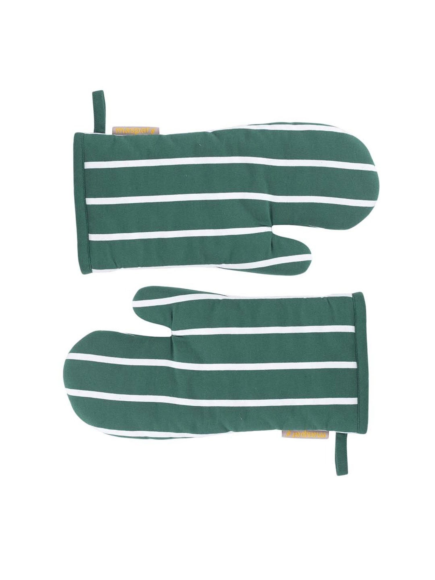 Ariana Yellow & White Cotton Kitchen Apron with Pocket