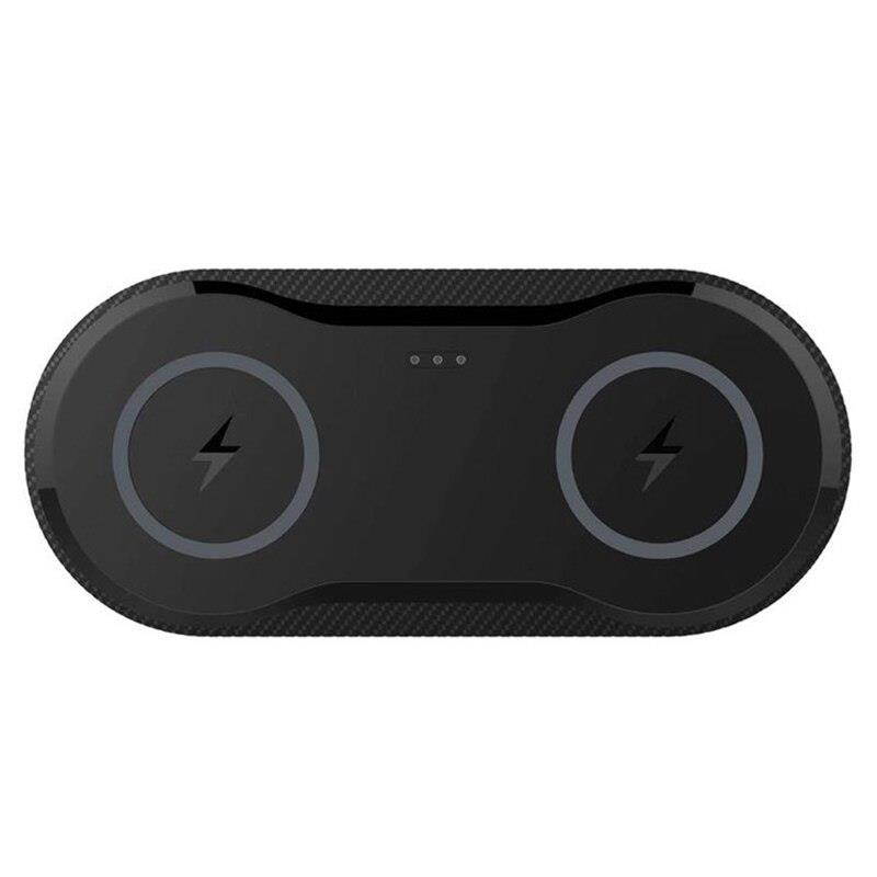 10W Fast Dual Wireless Charger For iPhone X XS Max XR 8 Plus Samsung S9 S8 Note 8 9 Wireless Charging Pad Dock Station Desktop