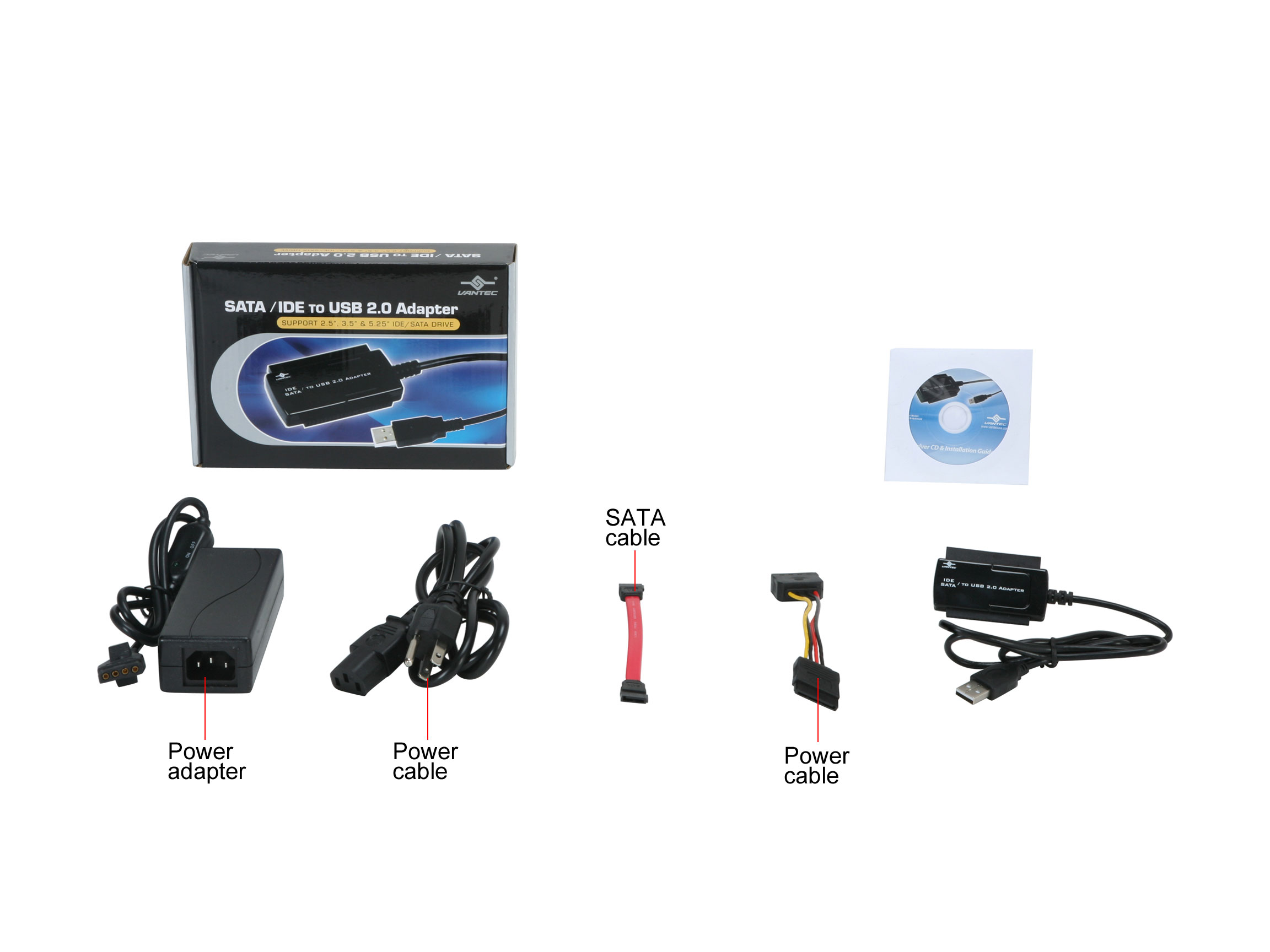 VANTEC CB-ISATAU2 SATA / IDE to USB 2.0 Adapter