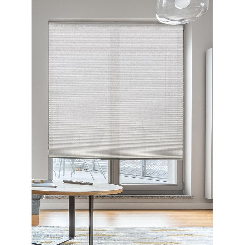 48"x64" Cordless Cellular Honeycomb Light Filtering Shade/Blind White - Lumi