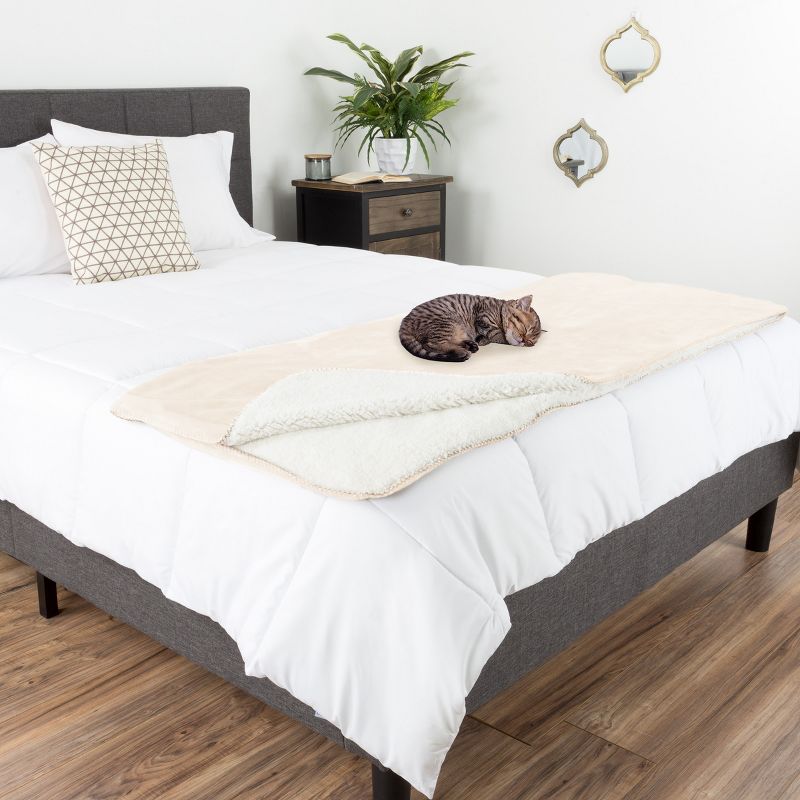 Petmate Precision Pet SnooZZy Mod Chic Stylish Round Cuddler Pet Dog Bed, Teal