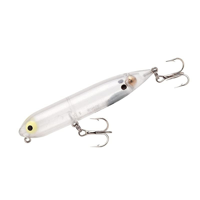 Zara Spook Topwater Fishing Lure Legendary WalkTheDog Lure Clear Zara Puppy 14 oz