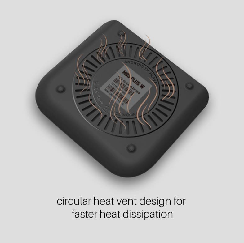 M8S PLUS W Smart Android 7.1 TV Box 1GB / 8GB with Remote Control 4K