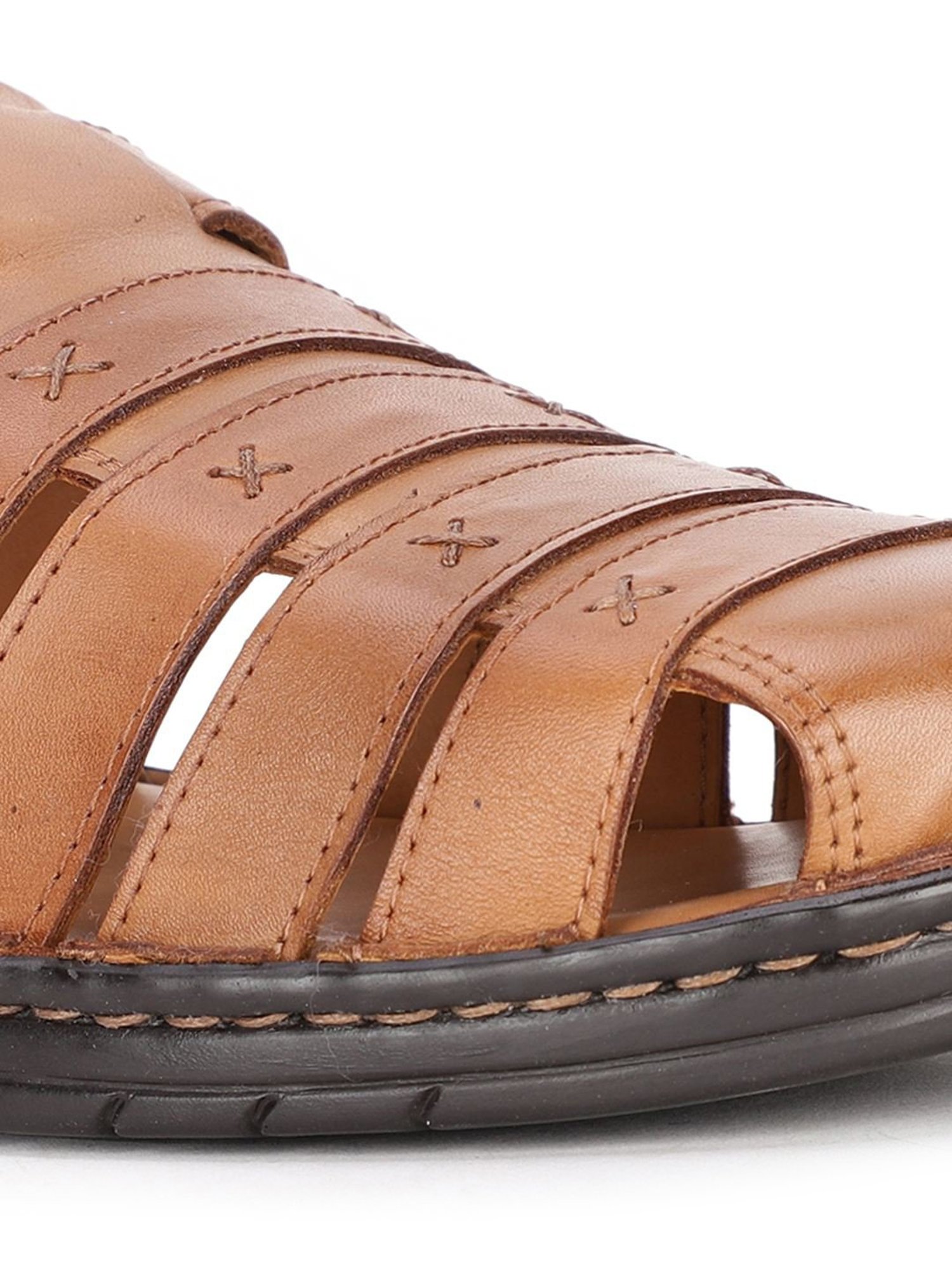 Hush Puppies by Bata Men's Tan Fisherman Sandals