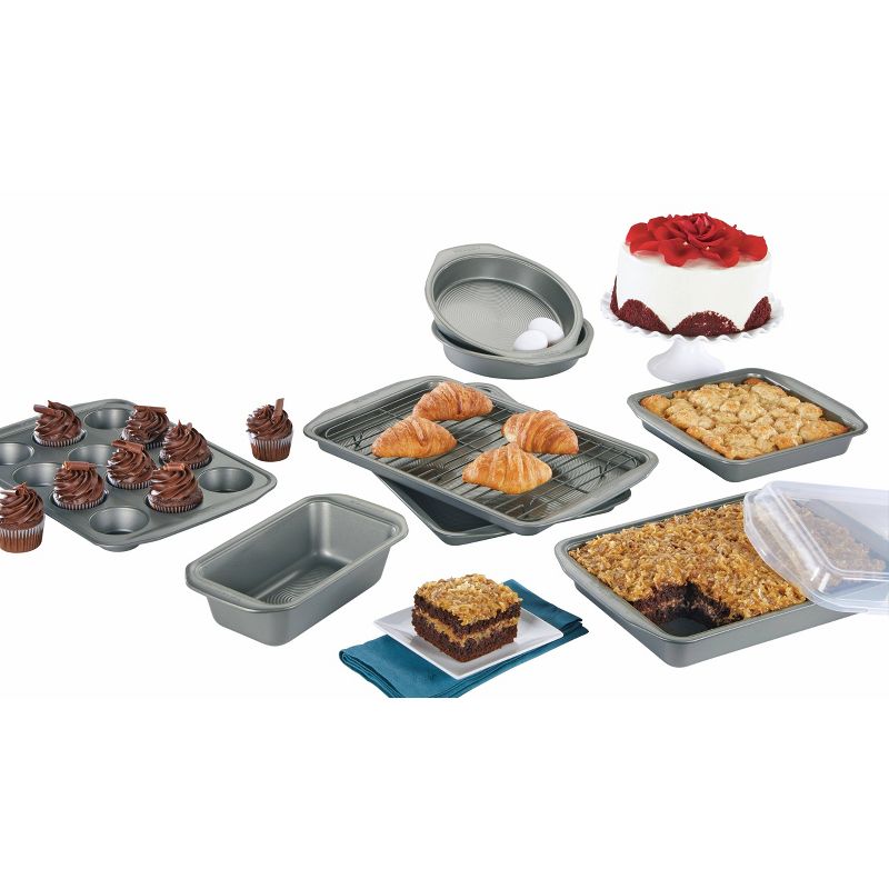 Circulon 10pc Total Nonstick Bakeware Set Gray