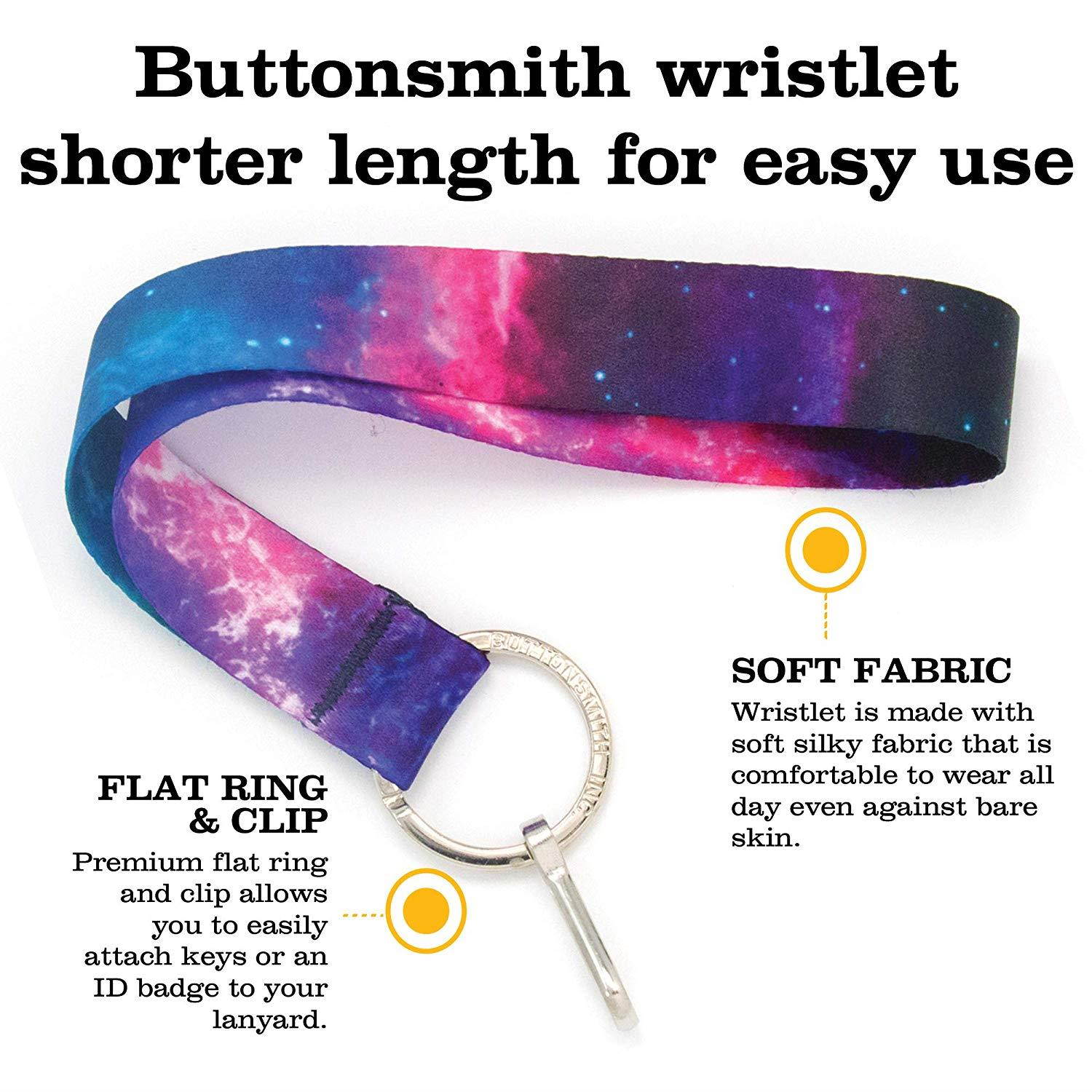 Buttonsmith Nebula Premium Wristlet - Made in USA