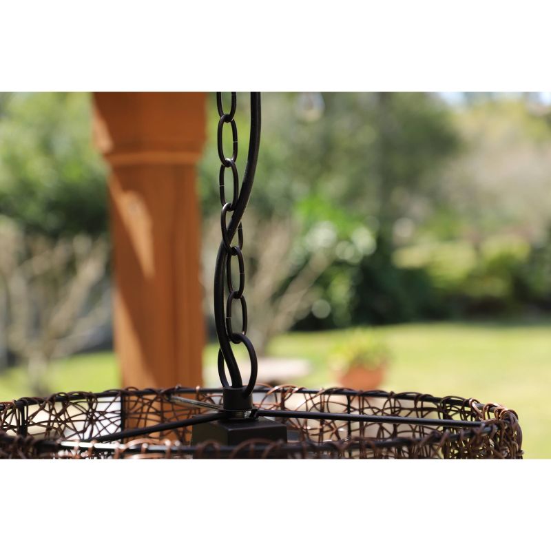 Outdoor Pendant Light Kenroy Bronze Metal