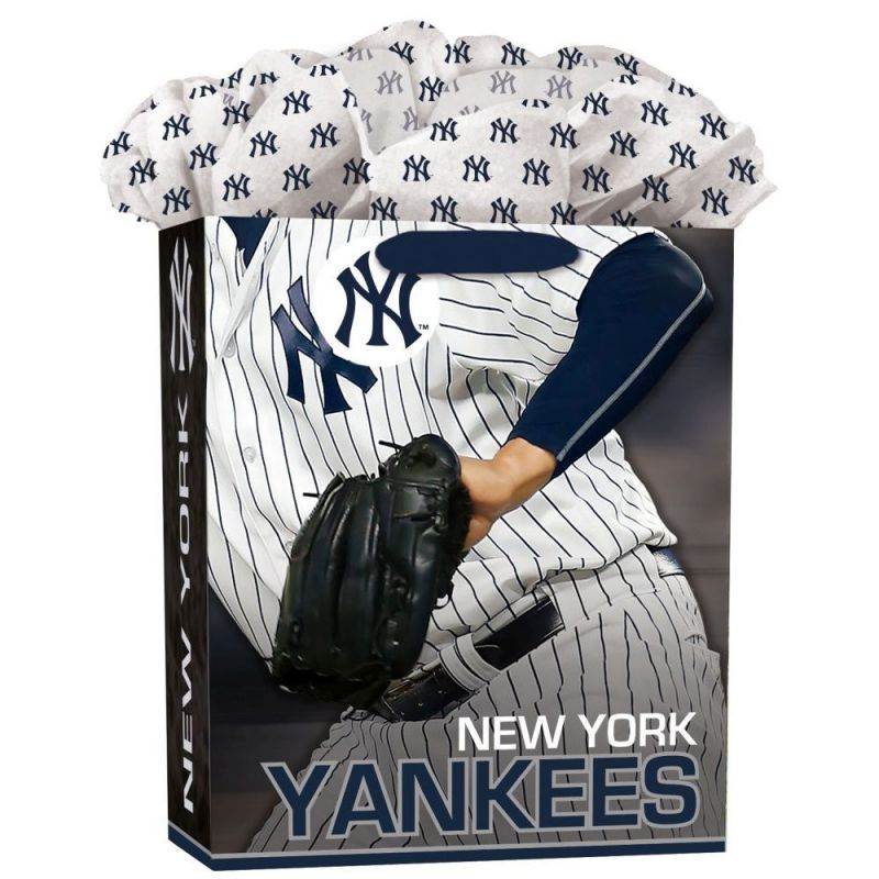 New York Yankees Large Gogo Gift Bag, New York Yankees by Lang Companies