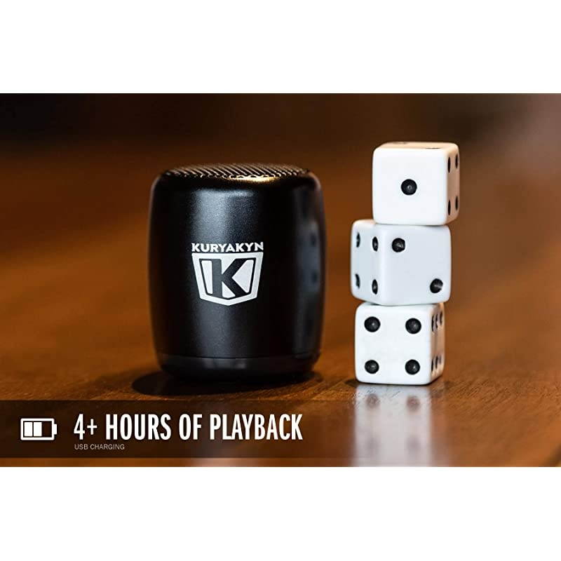 2204 Sidekix Mini Speaker: Wireless Audio Speakers with Bluetooth, Remote Shutter, Satin Black