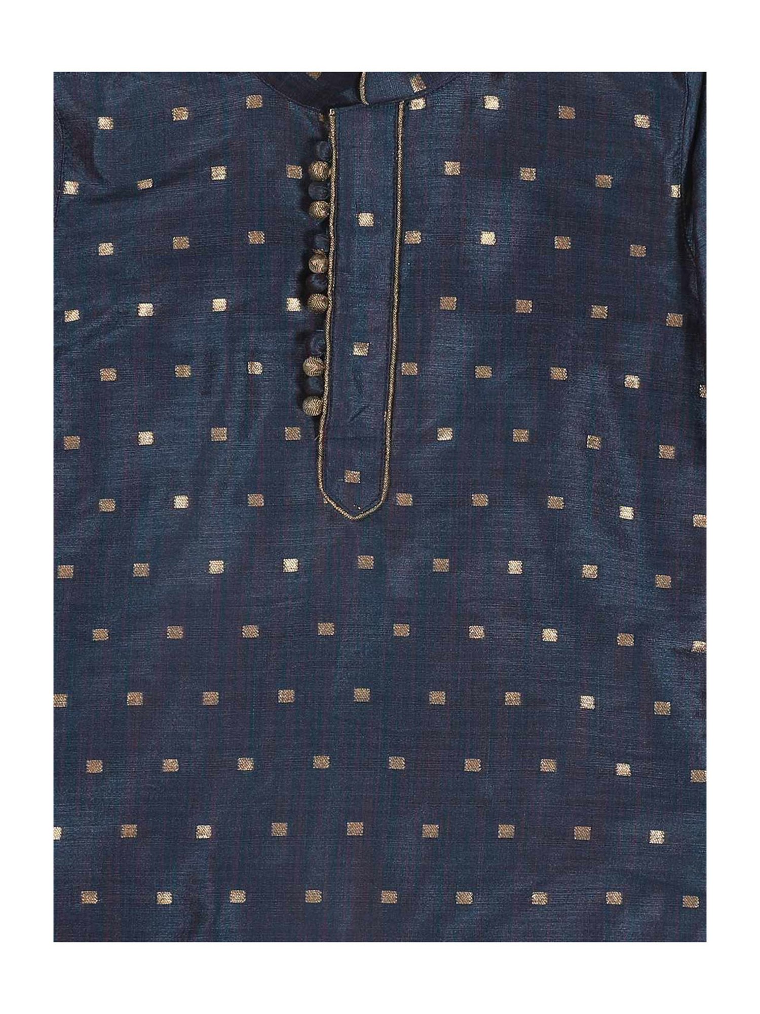 VASTRAMAY SISHU Persian Blue & Gold Printed Kurta Set