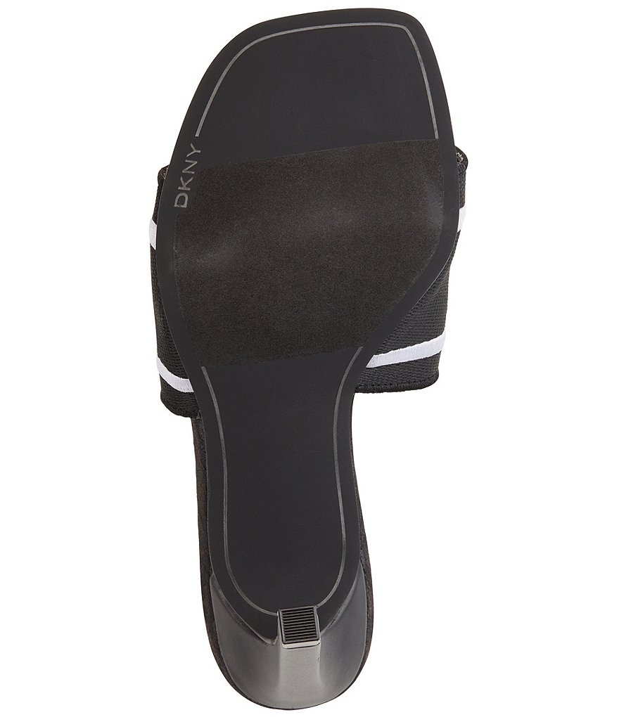 DKNY Amantha Logo Elastic Dress Mules