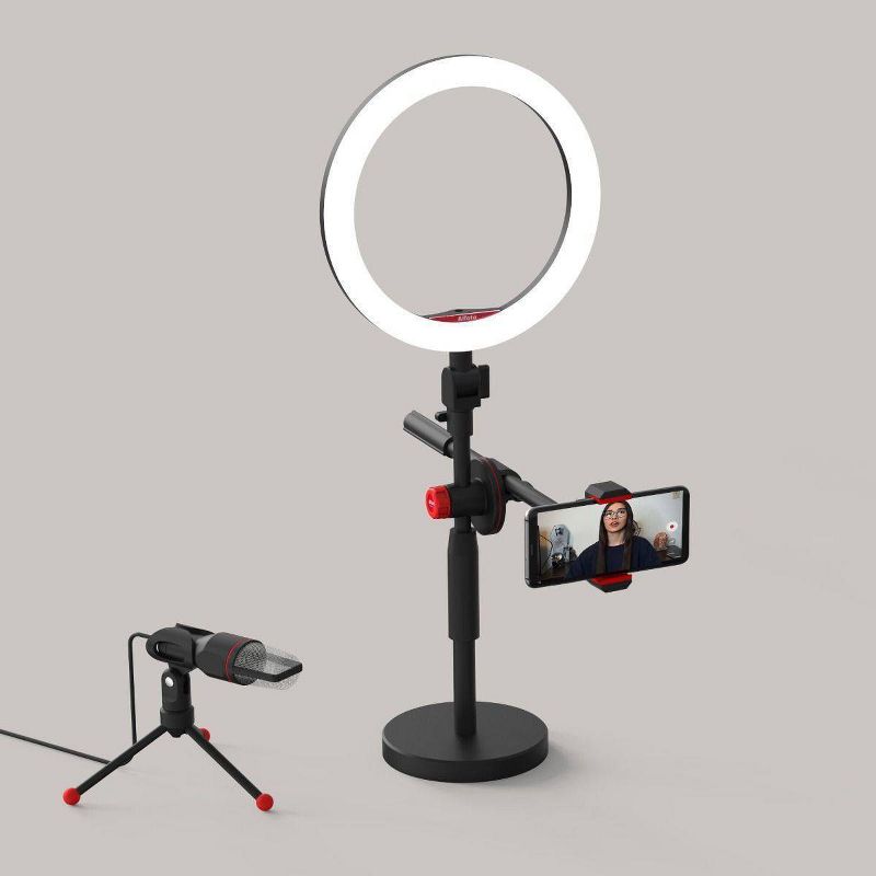 Black Fin Mobile Phone In Home Studio Vlogger Pro