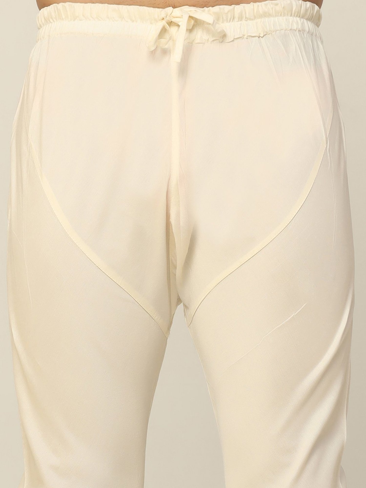 KISAH Burgundy & Beige Regular Fit Embellished Kurta & Churidar Set