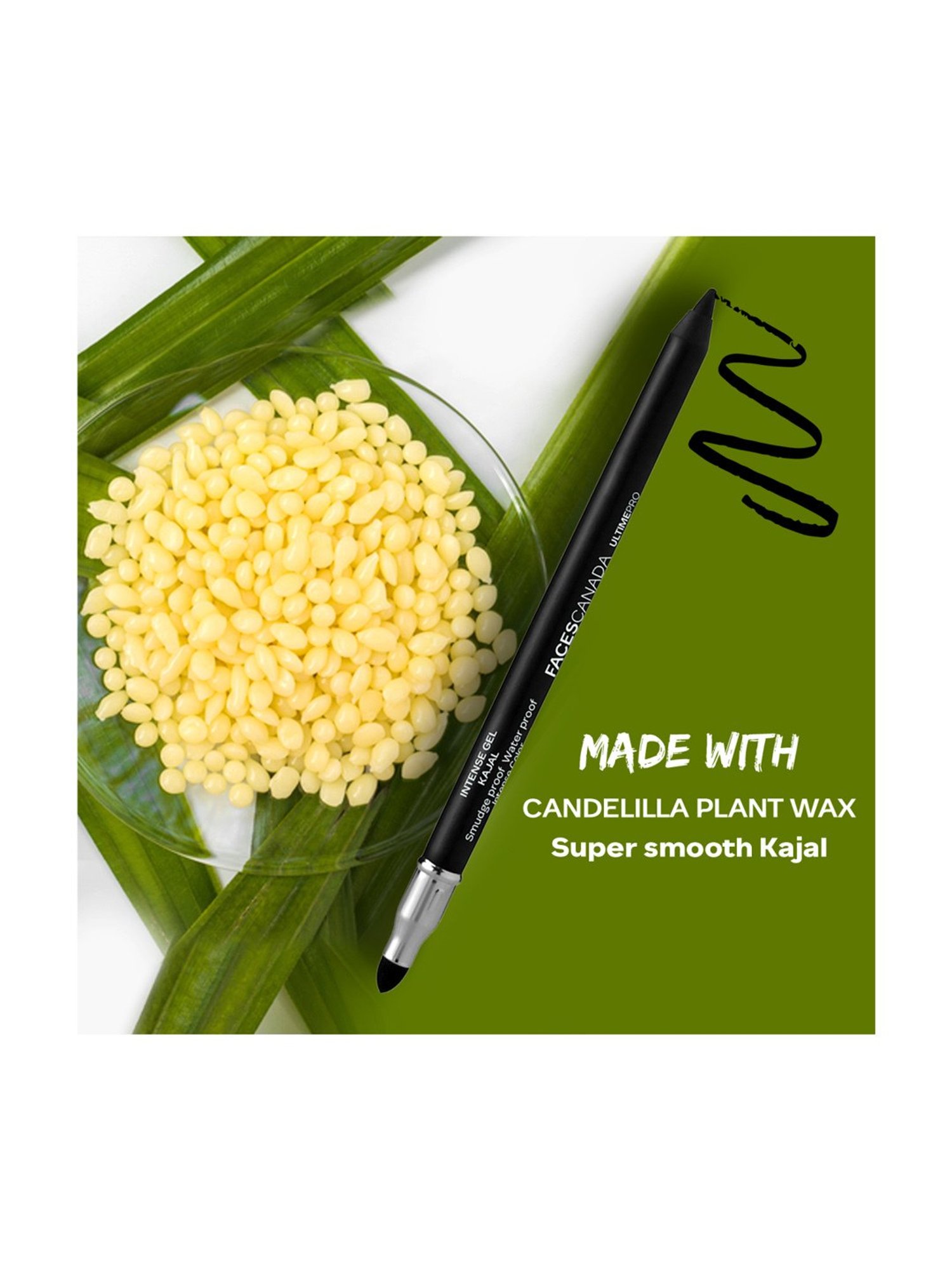 Matt Look Single Stroke Super Glide Eyeliner Kohl Kajal Bottle Green - 1.3 gm