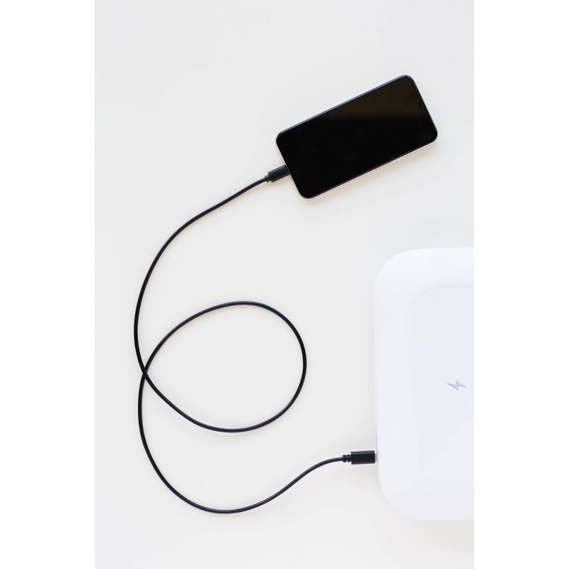 PhoneSoap Cable Lightning to USB-A 3' - Black