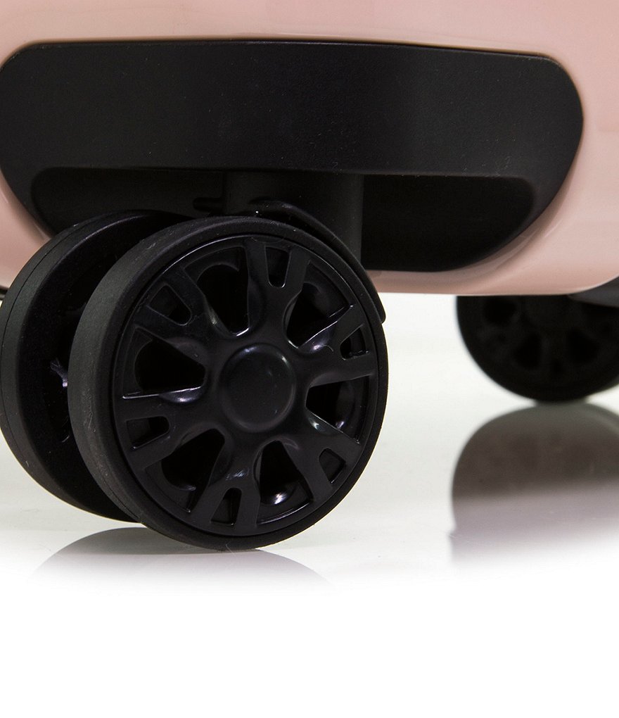 KARL LAGERFELD PARIS Chevron 20#double; Carry-on Hardside Spinner