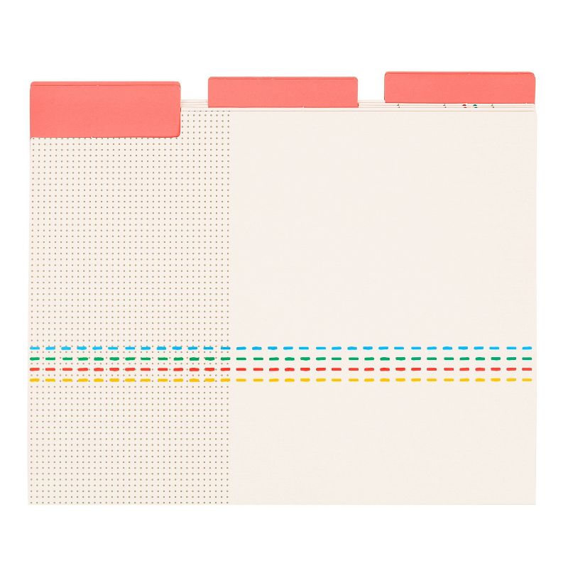 U Brands 6ct Knit Stitch File Folders