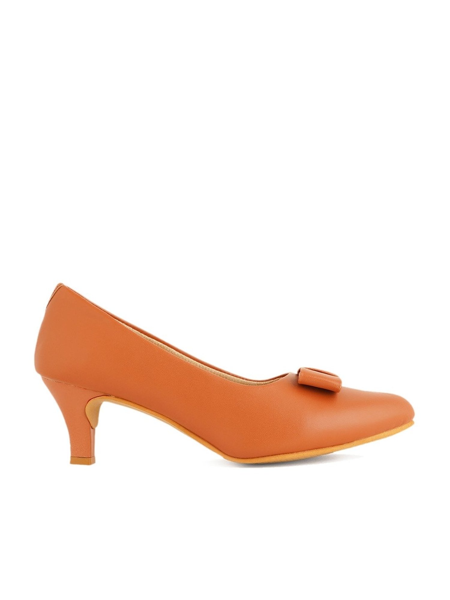 Scentra Women's Tan Casual Pumps