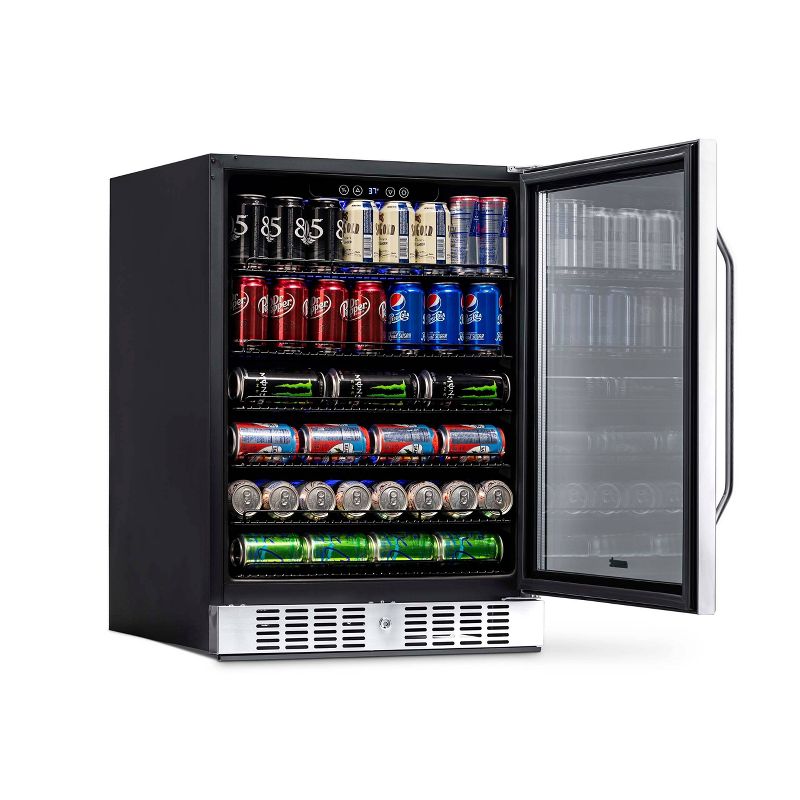 NewAir 177 Can Beverage Cooler - Stainless Steel ABR-1770