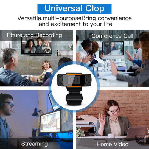 HD Webcam Video Recording USB Web Camera with Microphone For PC Laptop Desktop