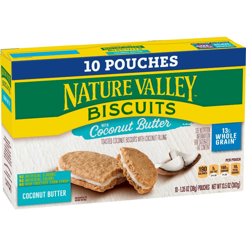 Nature Valley Coconut Butter Biscuits - 10ct/13.5oz