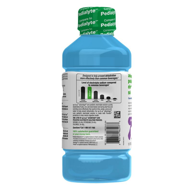 Blue Raspberry Oral Electrolyte Solution - 1L - up & up™